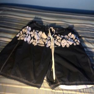 Speedo men’s swim trunks blue with‎ white sz xxl